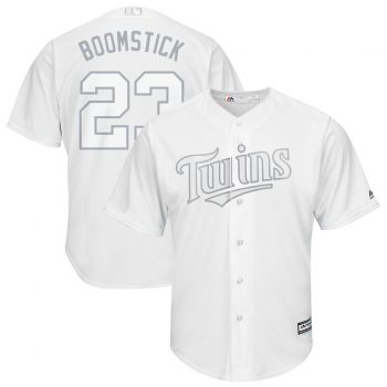 Nelson Cruz "Boomstick" Minnesota Twins Majestic 2019 Players' Weekend Replica Player Jersey – White