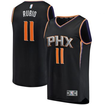 Ricky Rubio Phoenix Suns Fanatics Branded Fast Break Replica Jersey Black – Statement Edition