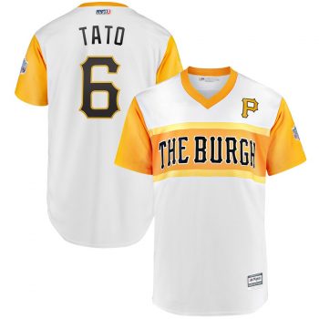 Starling Marte "Tato" Pittsburgh Pirates Majestic 2019 MLB Little League Classic Replica Player Jersey - White