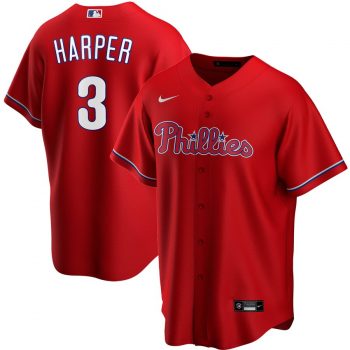 Bryce Harper Philadelphia Phillies Alternate 2020 Replica Player Jersey - Red